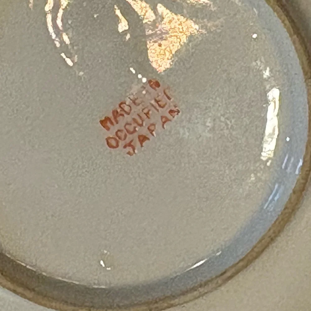 Williamsburg Va. Governor's Palace Mini Plate/Saucer occupied Japan VNTG